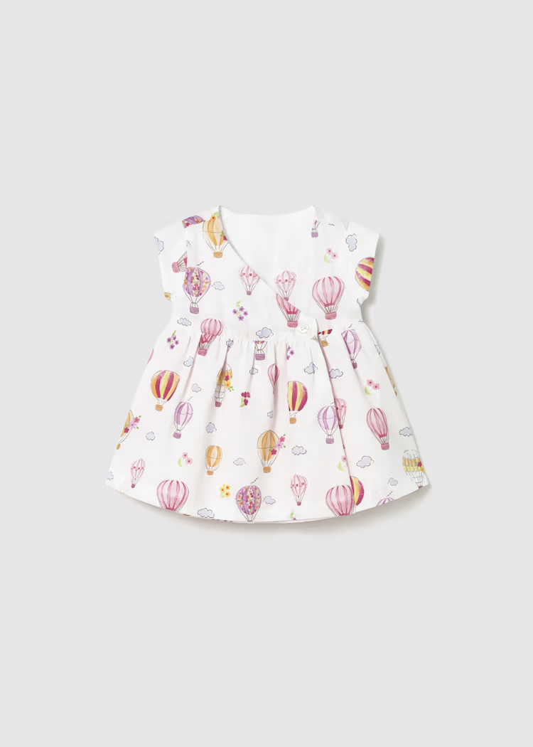 Mayoral Mayoral Reversable Hot Air Balloon Cotton Dress