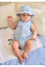 Mayoral Mayoral Bubble Sunsuit & Hat Set