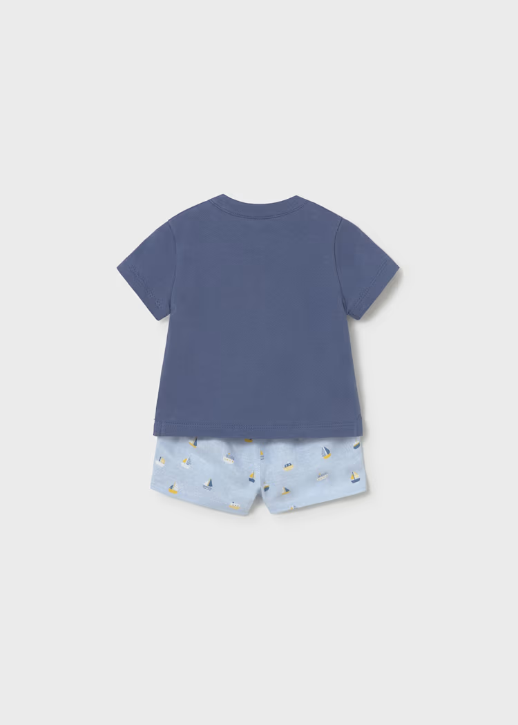 Mayoral Mayoral Sail Away Polo & Shortie Set