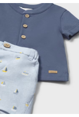 Mayoral Mayoral Sail Away Polo & Shortie Set