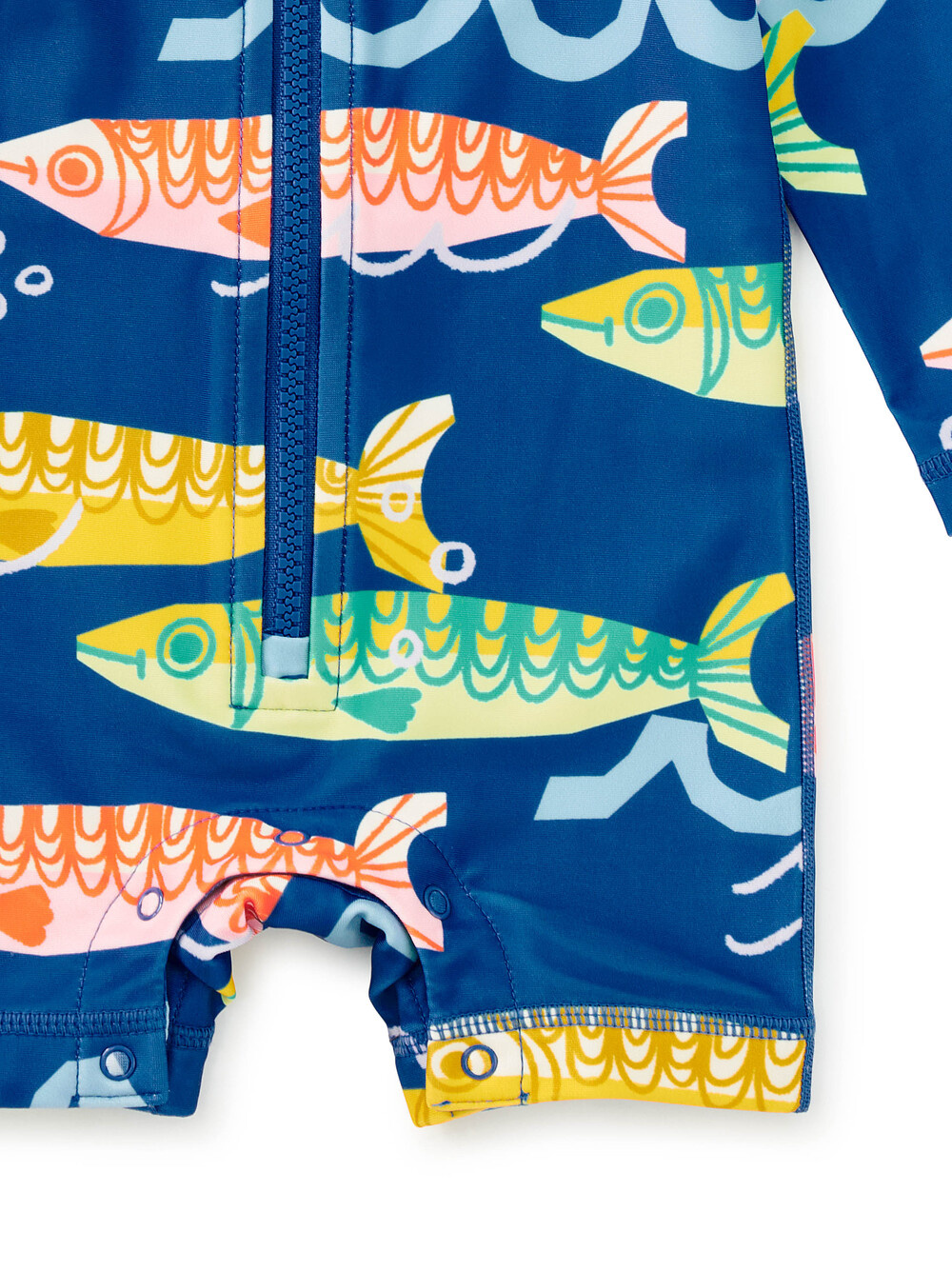 Tea Collection Baby Rashguard Swimsuit - Sardinas del Mar