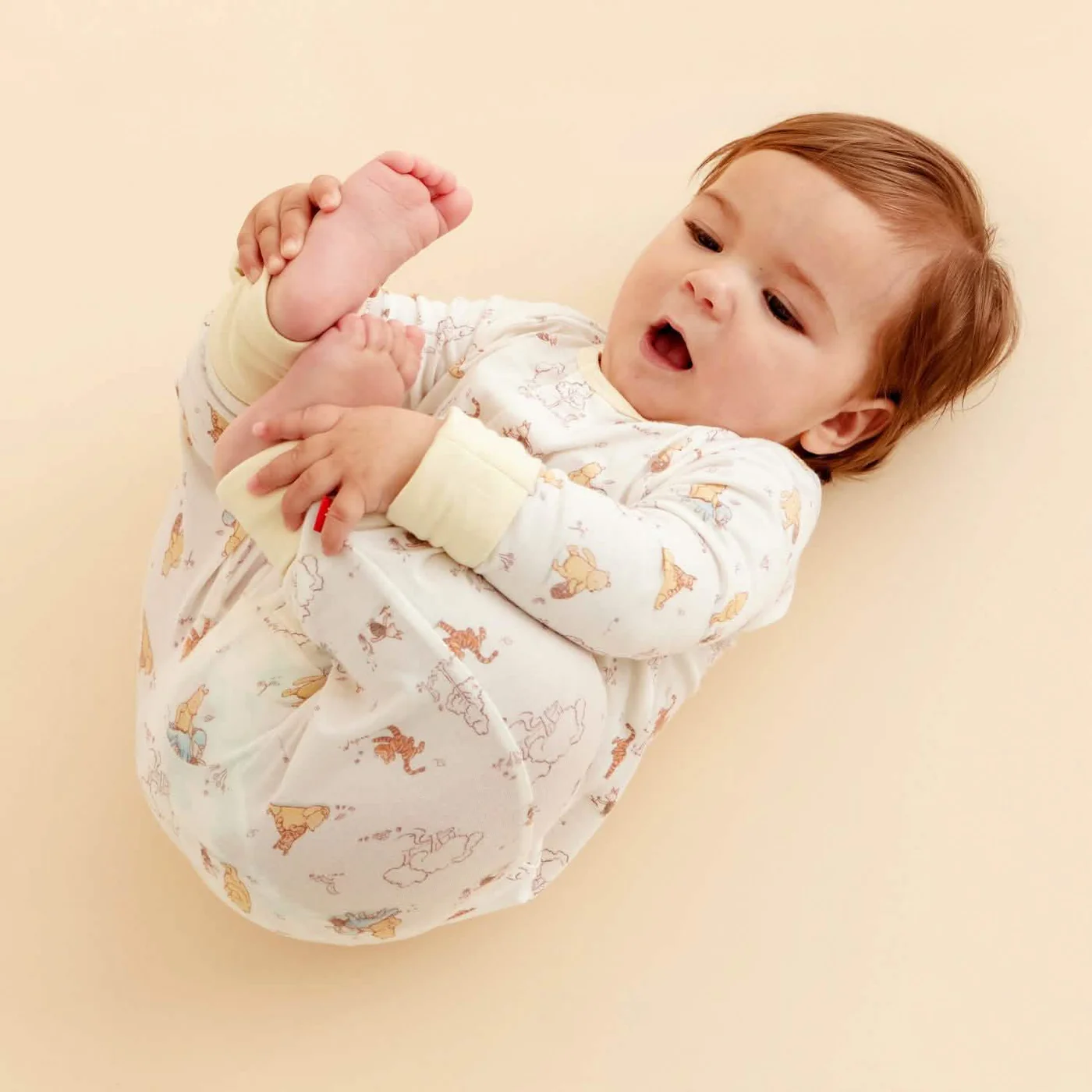 Magnificent Baby Magnetic Modal Convertible Coverall - Vintage Winnie the Pooh