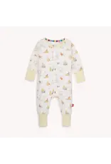 Magnificent Baby Magnetic Modal Convertible Coverall - Vintage Winnie the Pooh