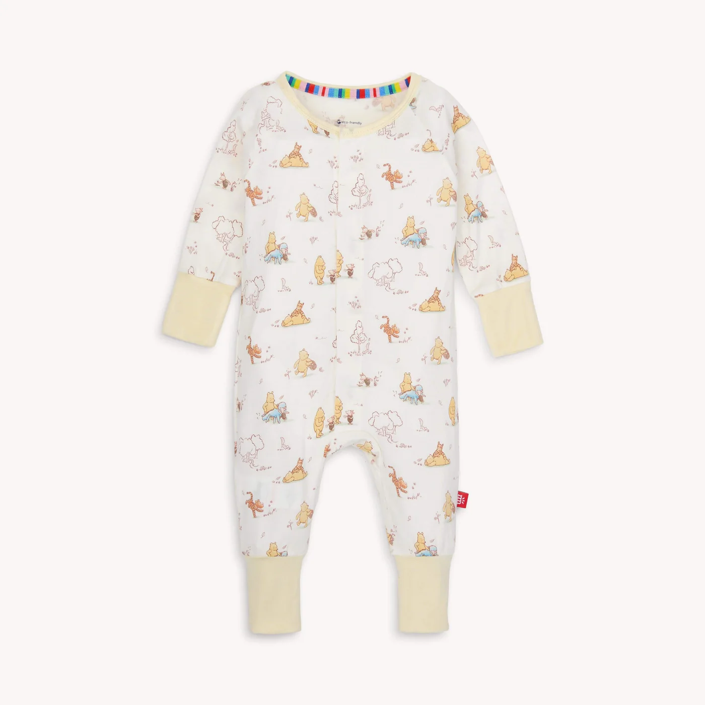 Magnificent Baby Magnetic Modal Convertible Coverall - Vintage Winnie the Pooh