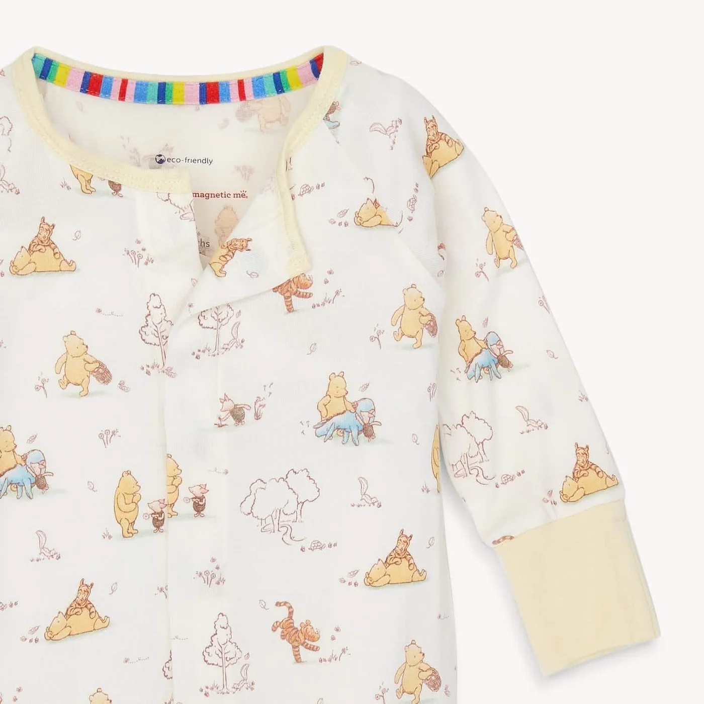 Magnificent Baby Magnetic Modal Convertible Coverall - Vintage Winnie the Pooh