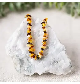 R.B. Amber R.B. Amber Teething Necklace - Multi Chip Baltic Amber