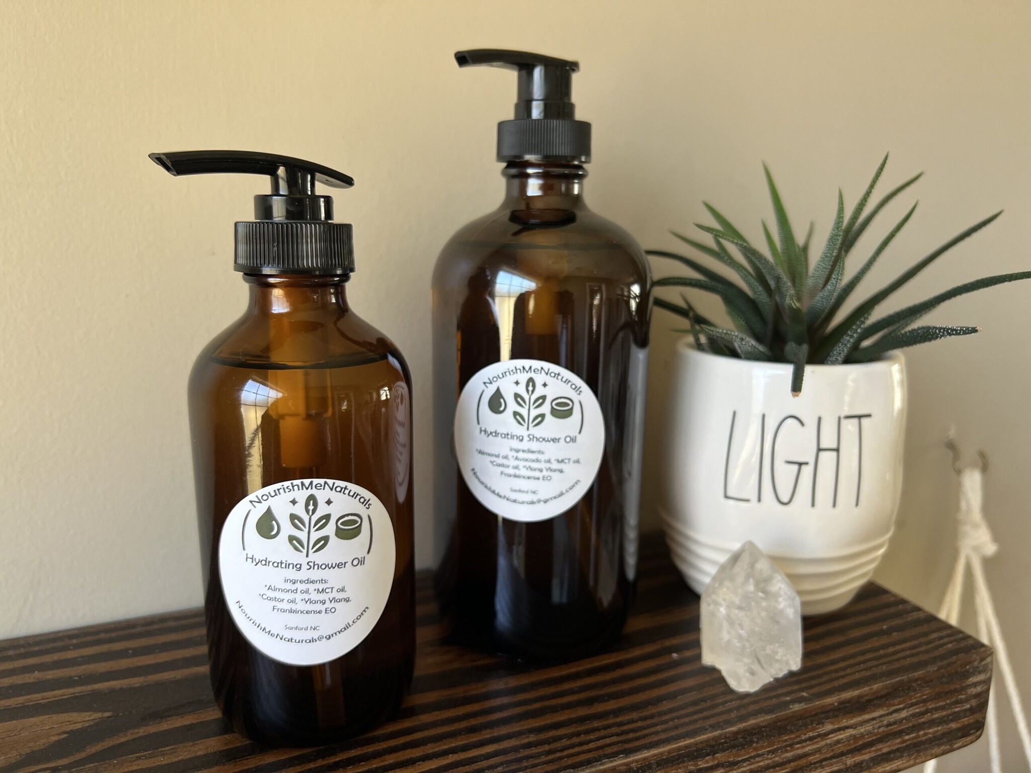 Nourish Me Naturals Nourish Me Naturals- Hydrating Shower Oil 8oz