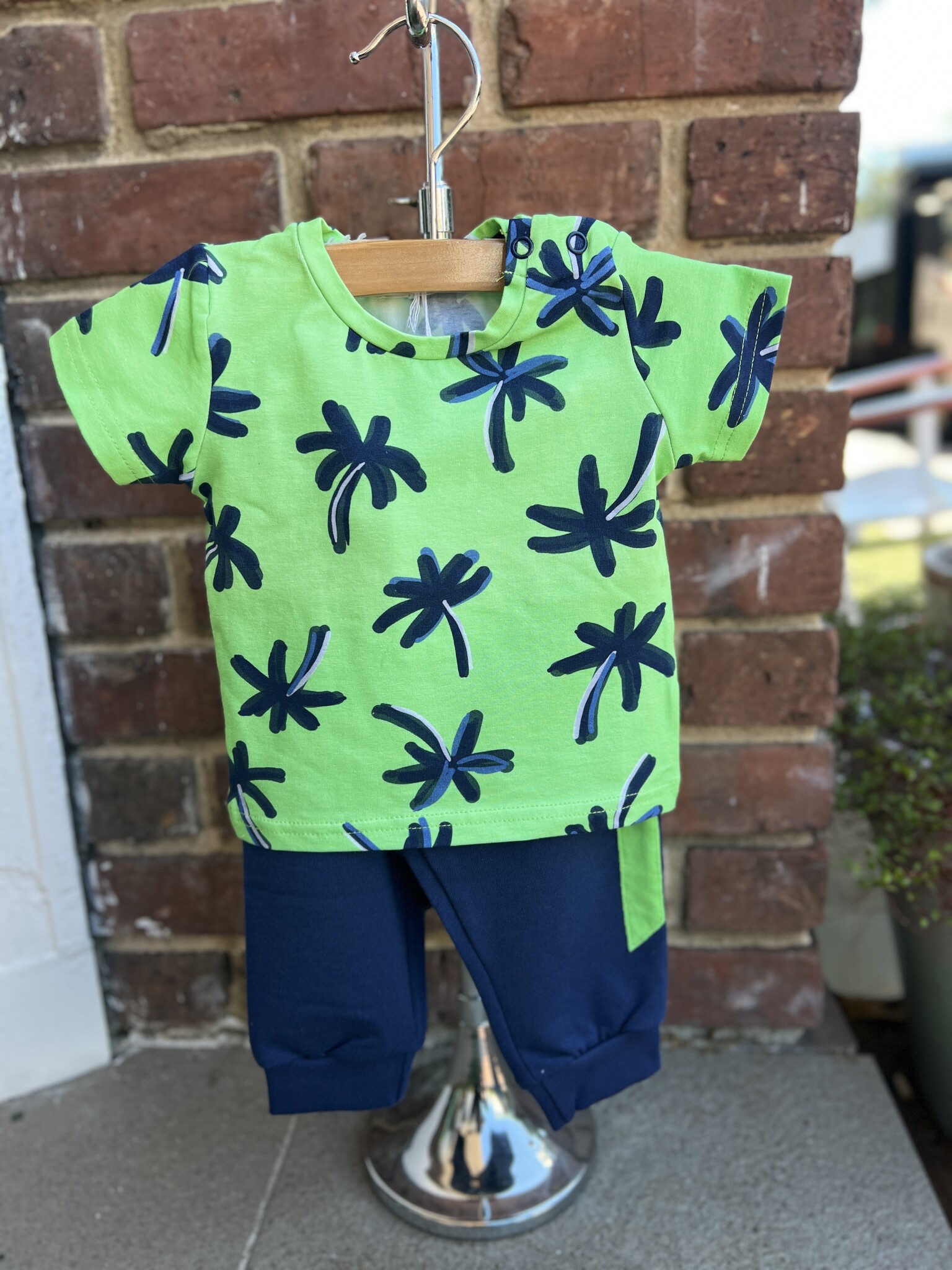 Emc Dizzy Palms Tee and Jogger Set