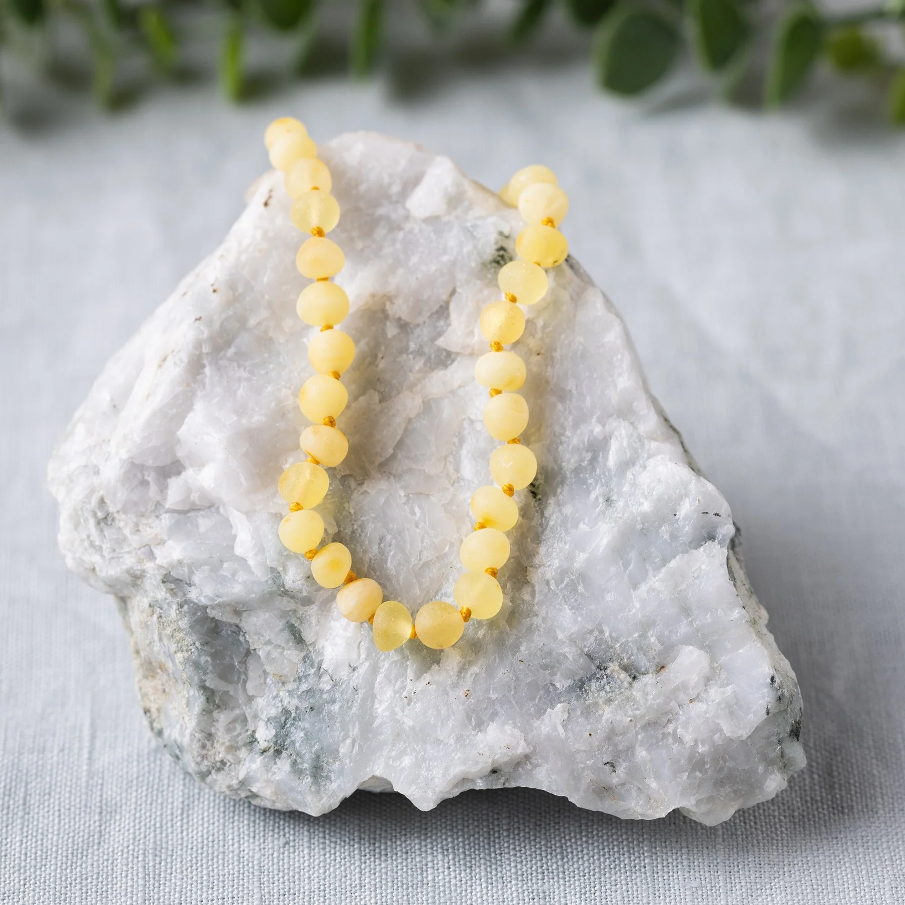 R.B. Amber R.B. Amber Teething Necklace - Raw Butter Baltic Amber