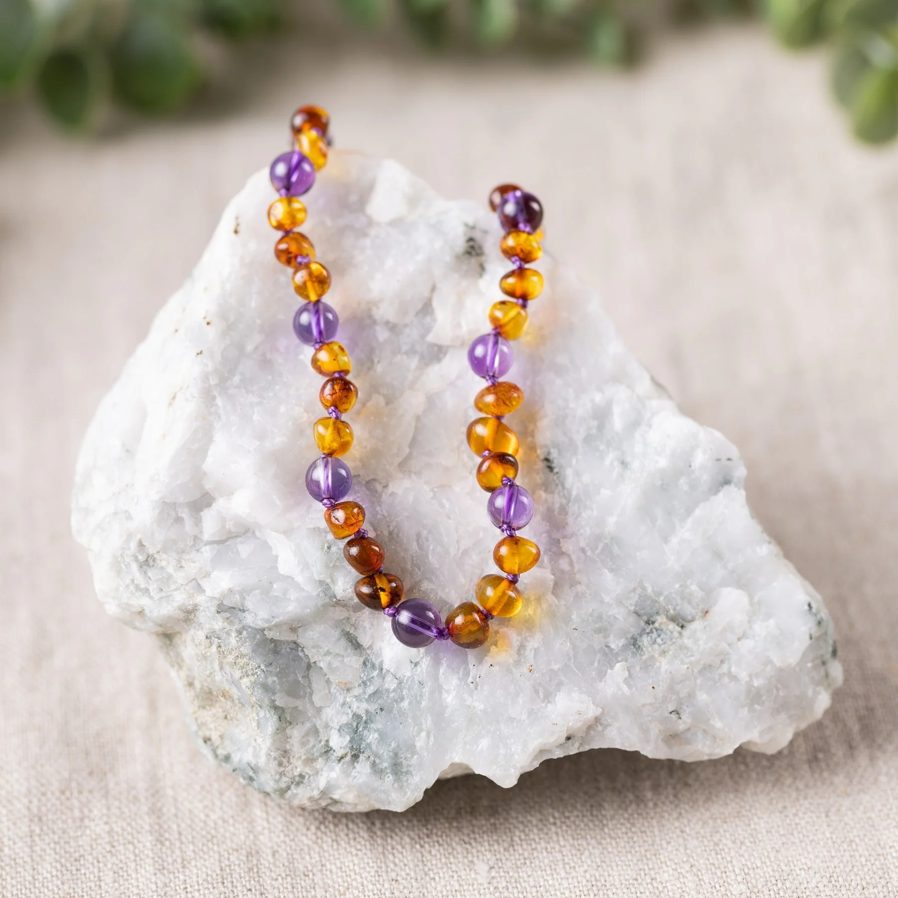 R.B. Amber R.B. Amber Grow With Me Set - Amethyst + Cognac