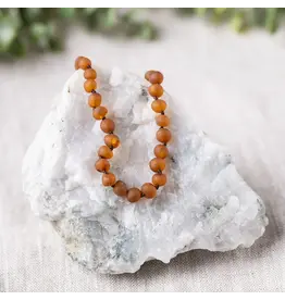 R.B. Amber R.B. Amber Teething Necklace - Raw Cognac Baltic Amber