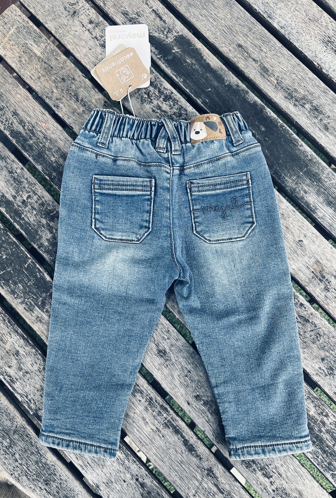 Mayoral Mayoral Cotton Lined Denims - Medium Blue