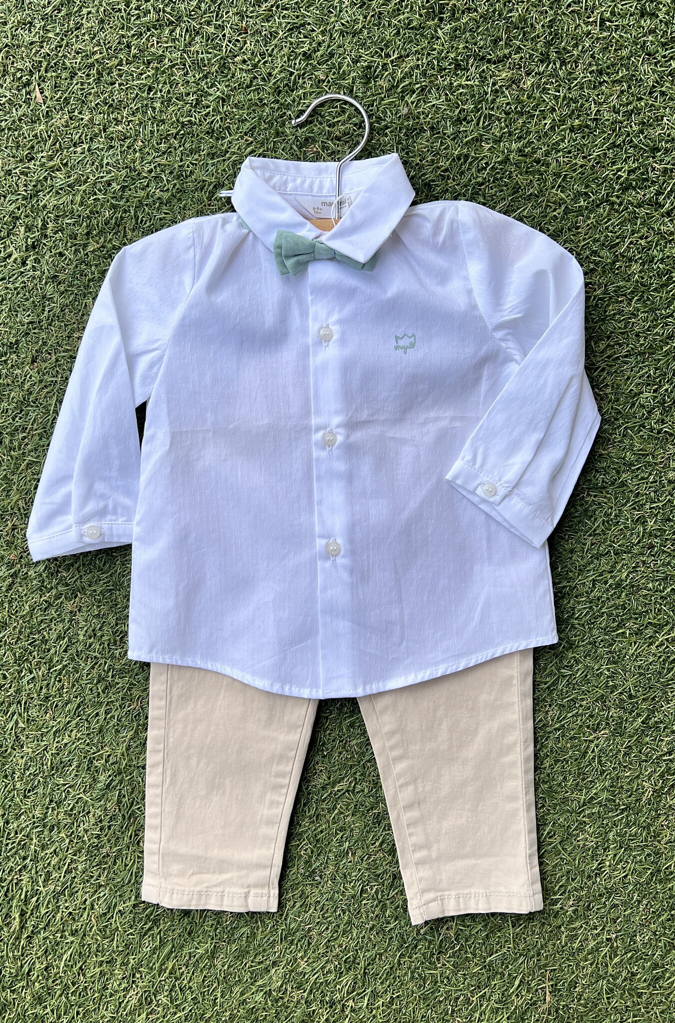 Mayoral Mayoral Sebastian Top & Trouser Set (w/Bowtie)