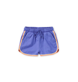 Tea Collection Rainbow Binding Track Shorts - Morning Glory