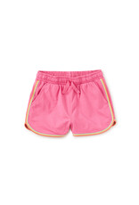 Tea Collection Rainbow Binding Track Shorts - Sweet Pea