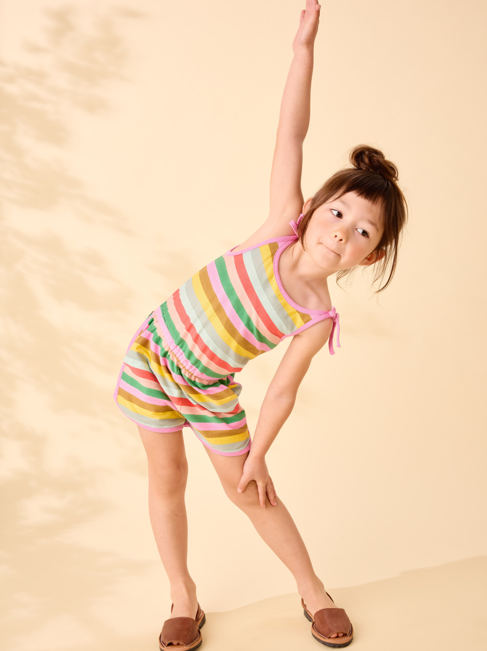 Tea Collection San Sebastian Tie Shoulder Sporty Romper