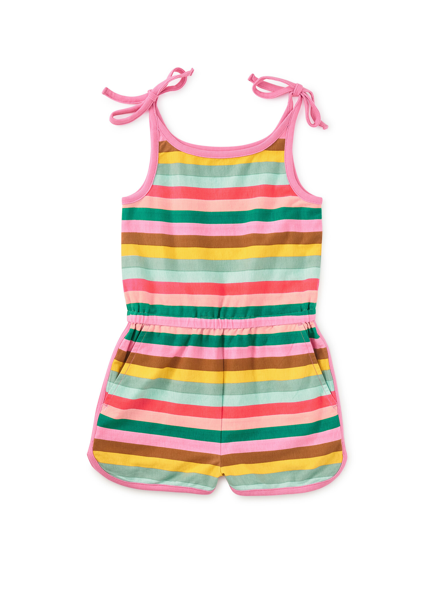 Tea Collection San Sebastian Tie Shoulder Sporty Romper