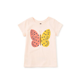 Tea Collection Tile Butterfly Graphic Tee - Creole Pink
