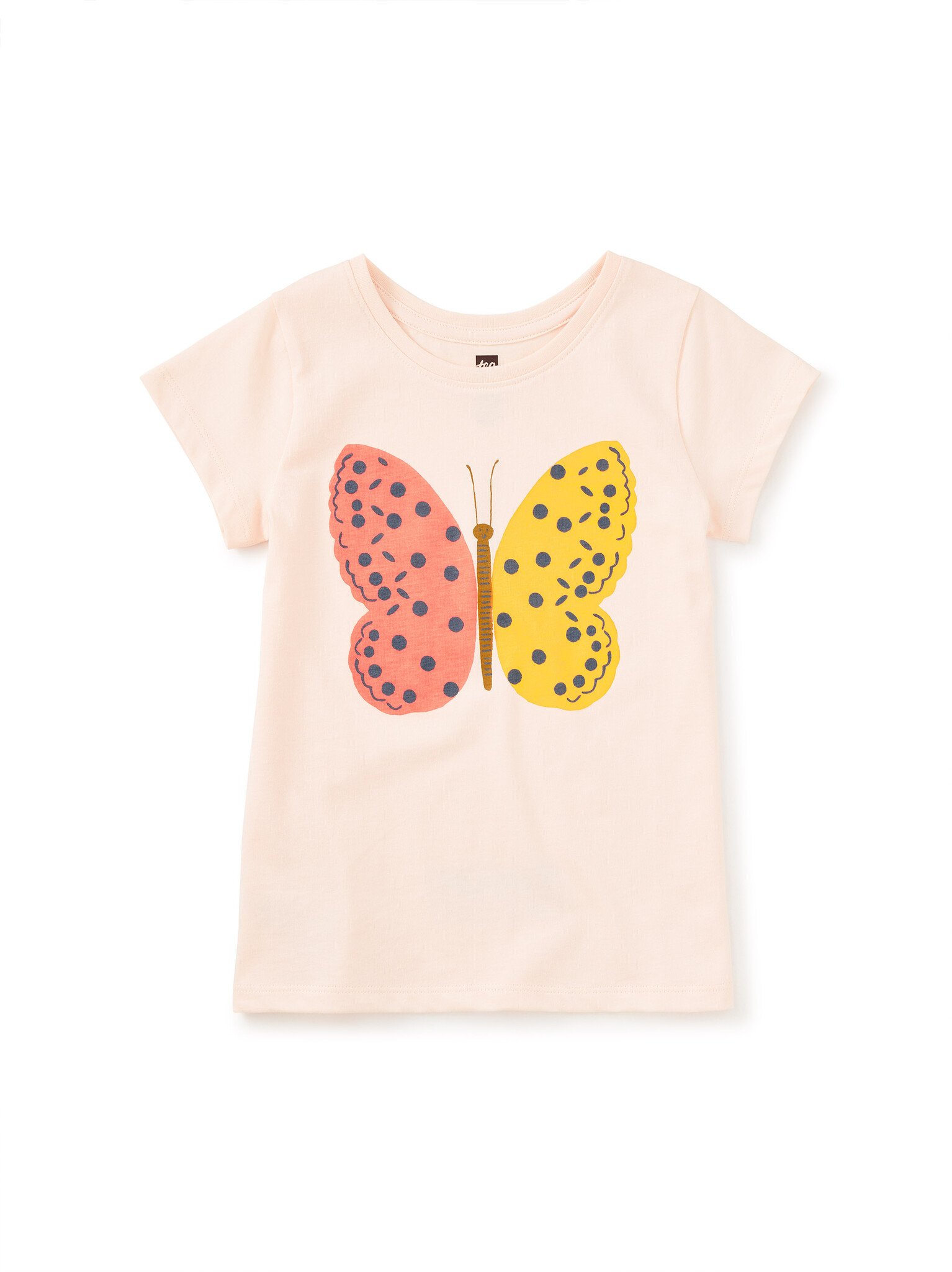 Tea Collection Tile Butterfly Graphic Tee - Creole Pink