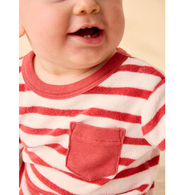 Tea Collection Pomme Pocket Shortie Baby Romper