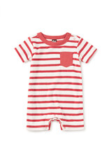 Tea Collection Pomme Pocket Shortie Baby Romper