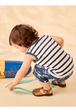 Tea Collection Naval Blue Tank & Shorties Baby Set