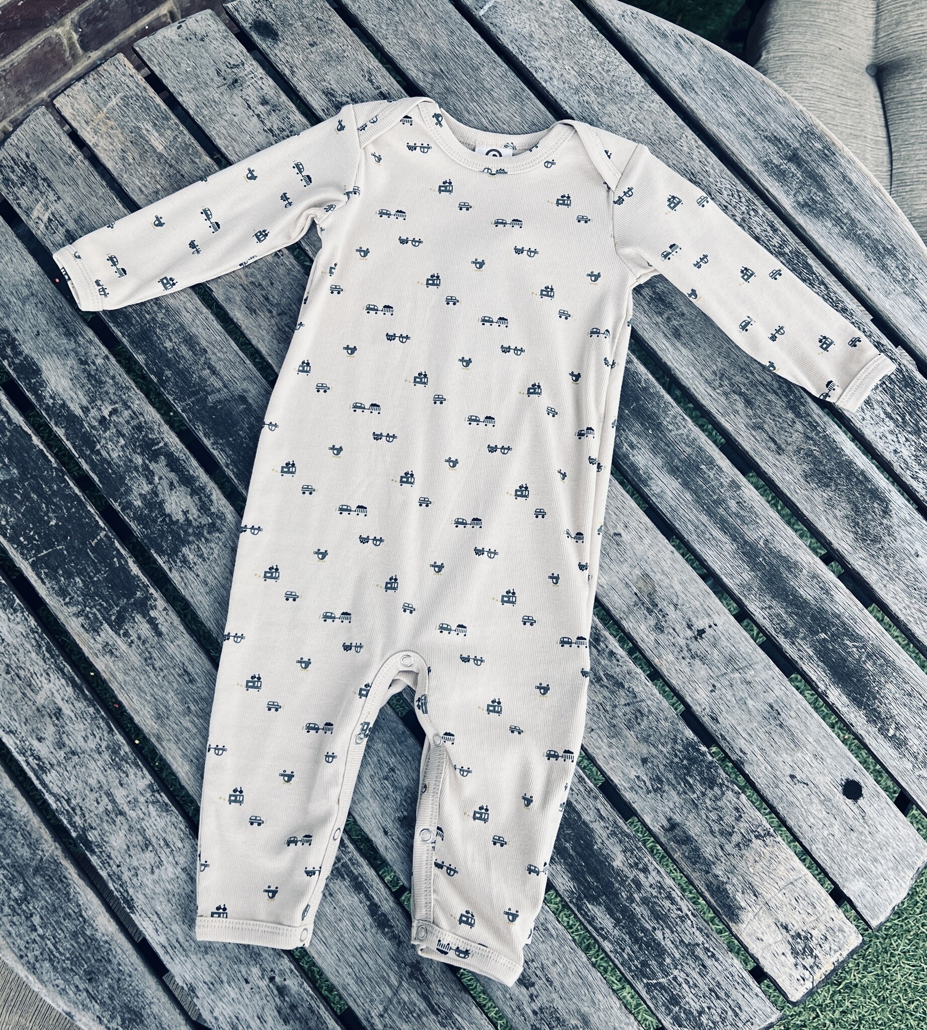 Musli Musli Organic Cotton Romper - Automobiles