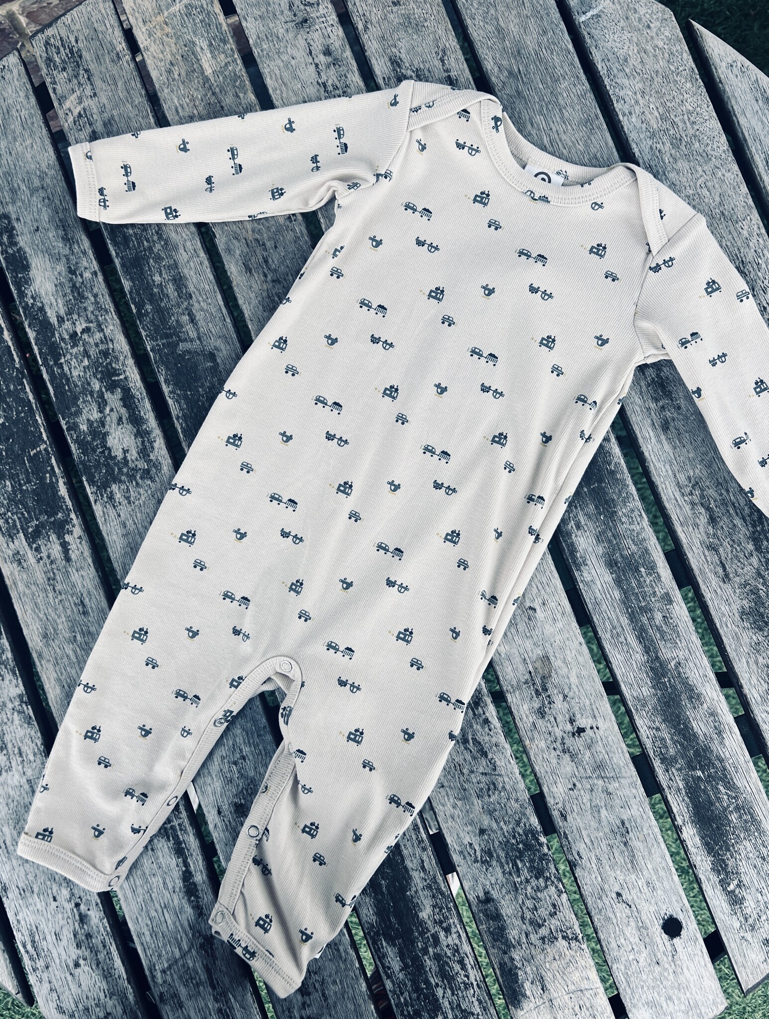Musli Musli Organic Cotton Romper - Automobiles