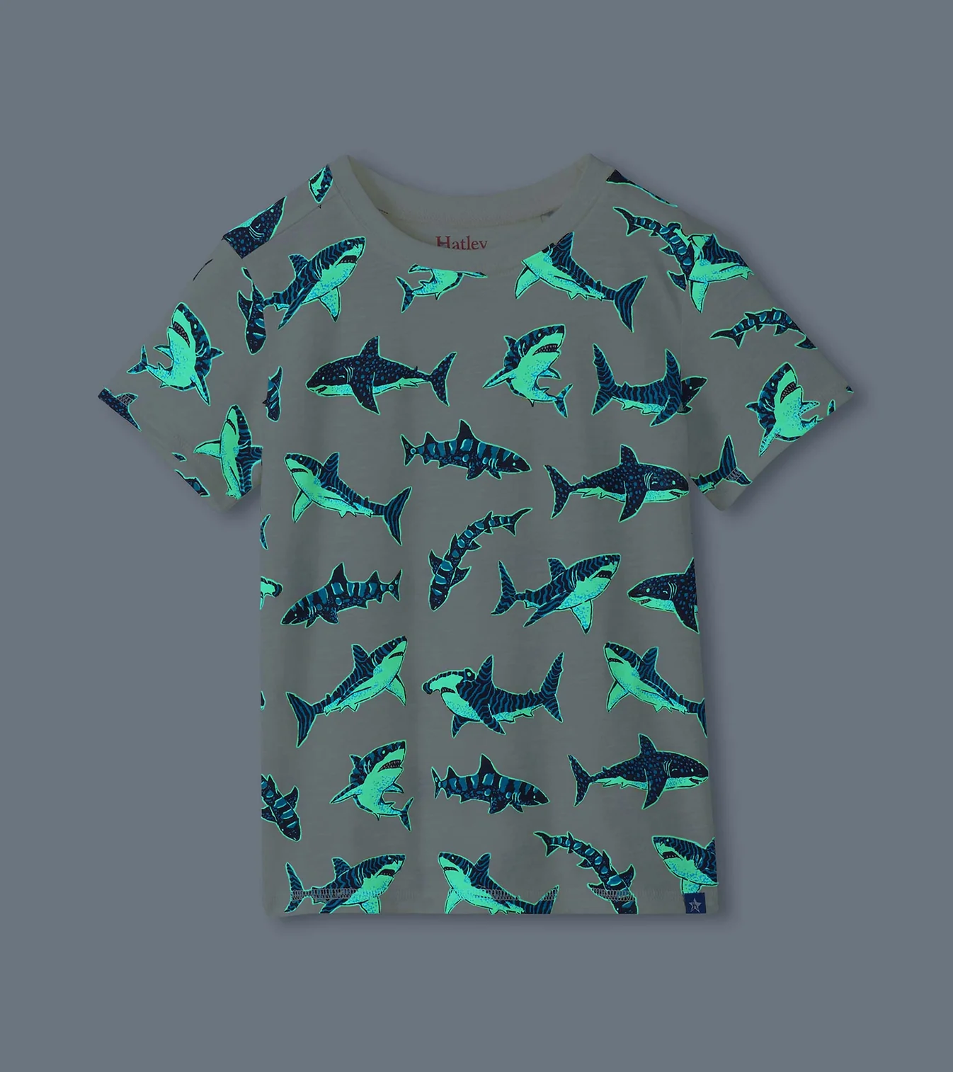 Hatley Hatley Glow in the Dark Shary Graphic Tee