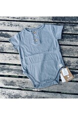 Snug Organic Cotton Basics Bodysuit - Pool Blue