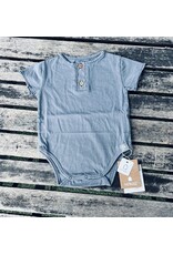 Snug Organic Cotton Basics Bodysuit - Pool Blue