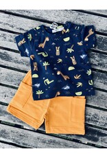 E.M.C. Jungle Friends Character Tee & Printed Short Set
