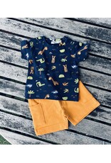 E.M.C. Jungle Friends Character Tee & Printed Short Set