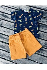E.M.C. Jungle Friends Character Tee & Printed Short Set
