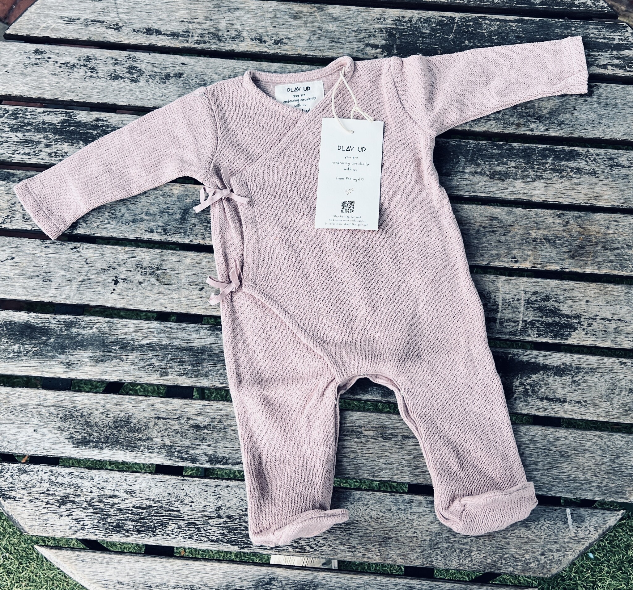 Play Up Organic Cotton Kimono - Peony