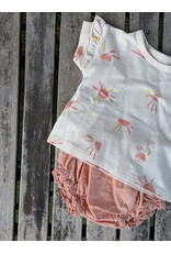Play Up Sunny Side Organic Cotton Tee & Bloomer Set