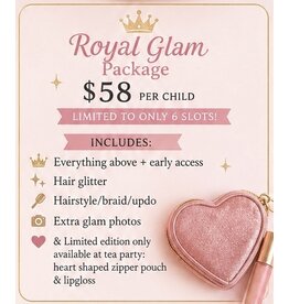 V.F.Y. CREATIONS Princess Tea Party Royal Glam Package