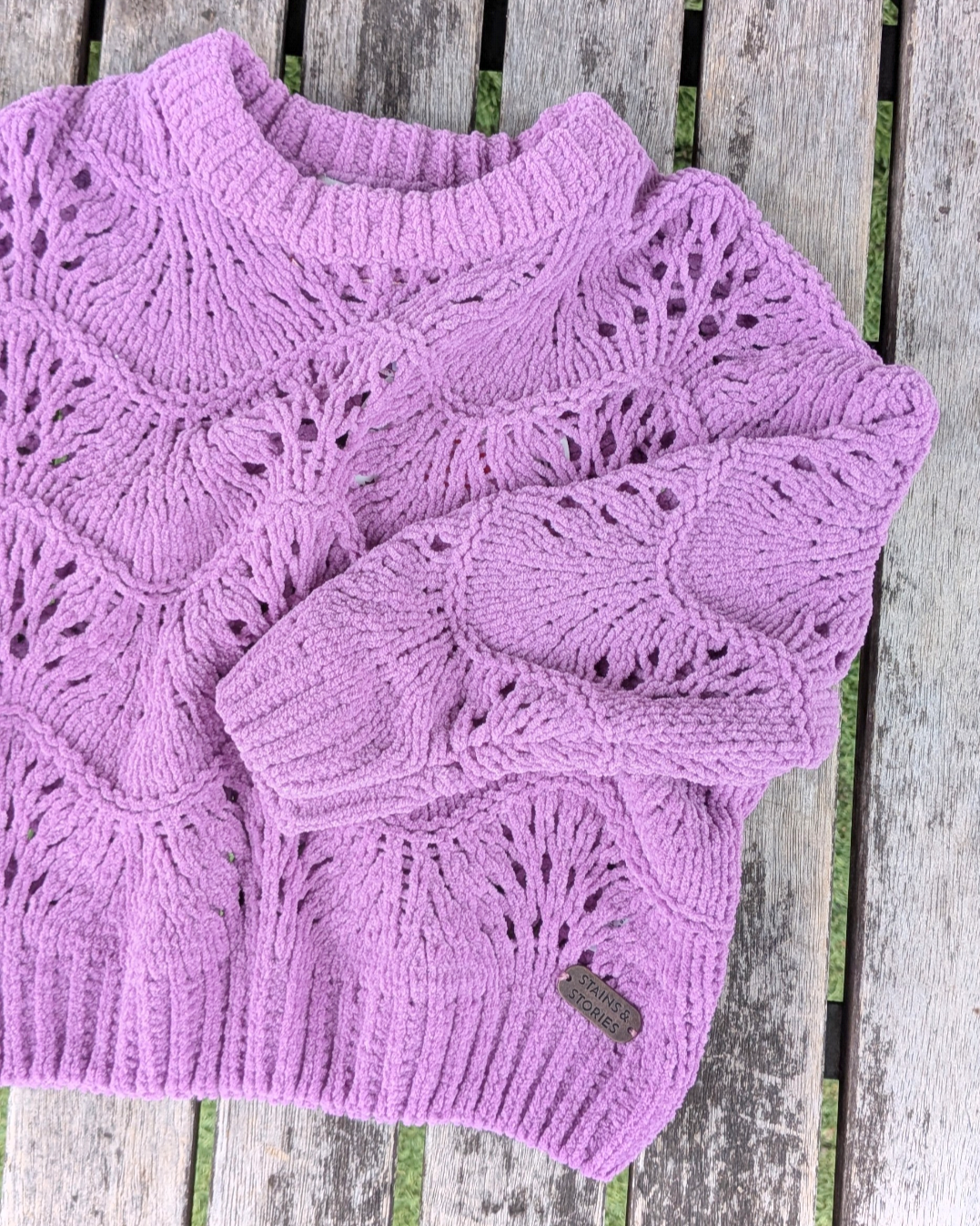 Babyface Breanna Pointelle Cardigan - Lilac