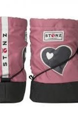 Stonz Stonz booties heart dusty pink L