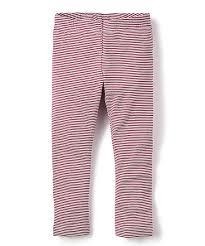 Tea Collection Tea Collection stripe leggings majenta size 4