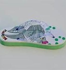 FISH FLOPS fish flops light ups  green sz 9/10