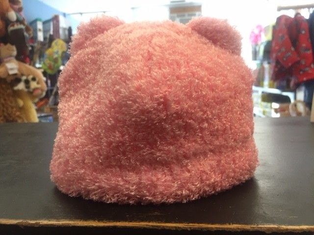Puffin Gear Puffin Gear hat teddy bear light  pink 12-24 m