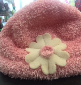 Puffin Gear Puffin Gear hat light pink/white flower 12-24 m