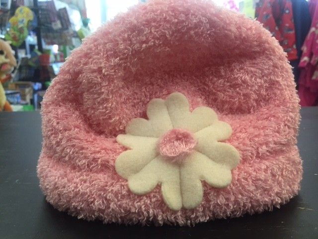 Puffin Gear Puffin Gear hat light pink/white flower 12-24 m