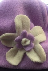 Puffin Gear Puffin Gear hat purple/white flower 6-12 mths