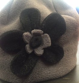 Puffin Gear Puffin Gear hat  grey/black flower 12-24 m