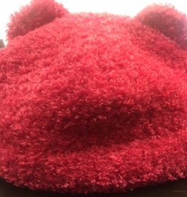 Puffin Gear Puffin Gear hat teddy bear dark pink 6-12 m