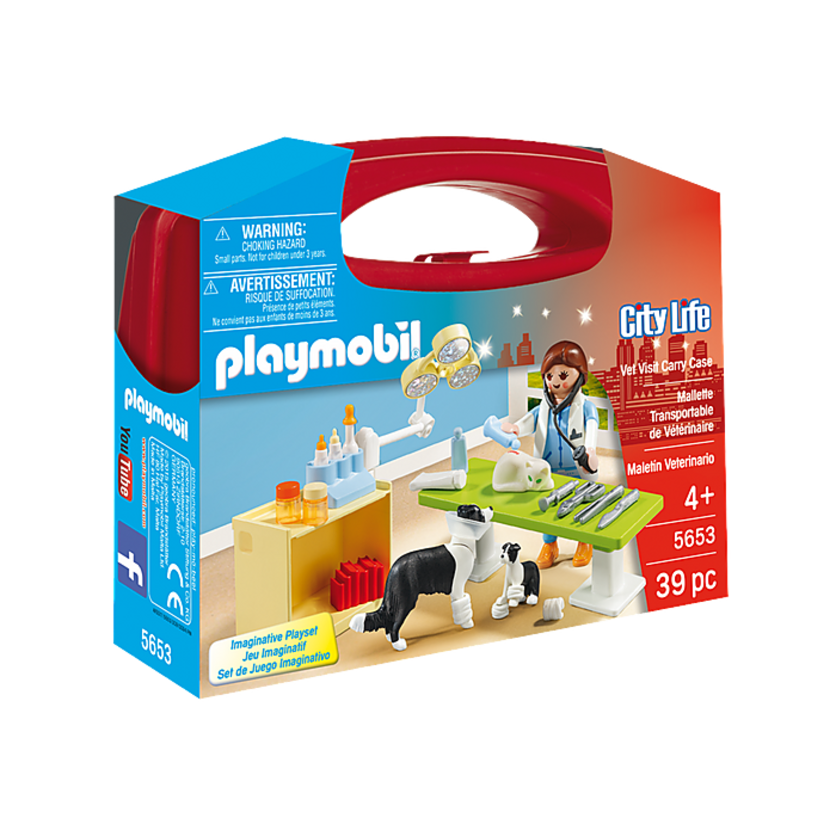 Playmobil Vet Visit Carry Case - Playmobil 5653