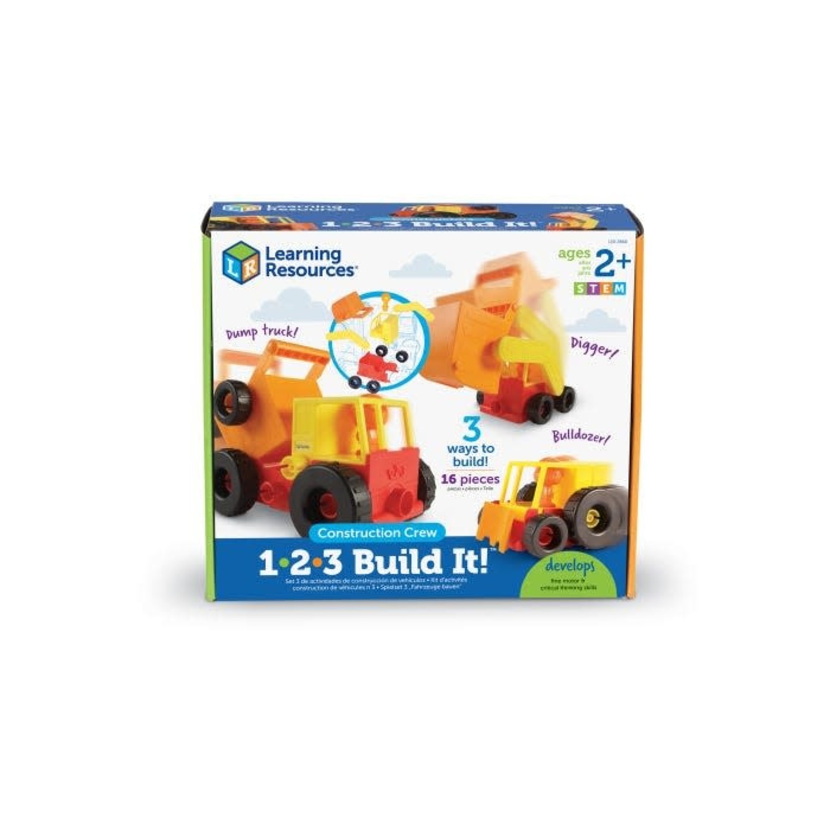 Learning Resources 1-2-3 Build It! Construction Crew