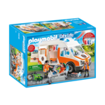 Playmobil Ambulance with Flashing Lights -Playmobil 70049
